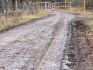 Foto: Stark verschmutzer Radweg 